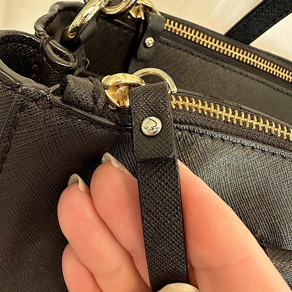 Kate Spade black leather handbag - Picture 6 of 16